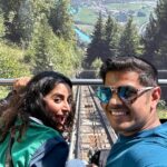 Aishwarya Sharma Bhatt Instagram - Love in the Air ❤️ #interlaken @myswitzerlandin @interlaken @jungfraujochtopofeurope #aishwaryasharma #neilbhatt #switzerland #ineedswitzerland #interlaken #jungfrauregion #neilkiaish #honeymoon