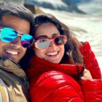 Aishwarya Sharma Bhatt Instagram - ROMANCE!! @dharmamovies style ❤️ #saneversion of TUM KYA MILE Shot by- @mr.pro_boy @myswitzerlandin @jungfraujochtopofeurope @interlaken #interlaken #jungfrau #ineedswitzerland #neilbhatt #aishwaryasharma #romance Jungfraujoch/Top Of Europe