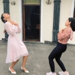 Akshara Reddy Instagram - Here is A glimpse of the atrocities we did during a serious shoot 😂