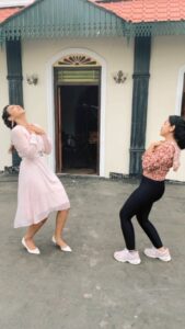 Akshara Reddy Instagram - Here is A glimpse of the atrocities we did during a serious shoot 😂
