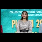 Akshara Reddy Instagram - Had a great time at DG VAISHNAV COLLEGE.. Wardrobe: @idesignboutique_swetha @swethagangadaran_official