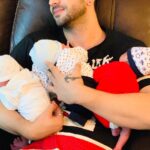 Aly Goni Instagram - They are growing up so fast mashallah 🥺Happy happy birthday to my babies ❤️ can’t believe u are 4 already 🥺 Mashallah.. Thank you for making our life beautiful and happy 🫶🏻.. I promise no matter what I will be always by ur side.. Mamu loves u my munchkins.. ❤️