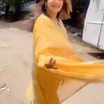 Amrapali Gupta Instagram - “Embrace the divine within and let Krishna’s grace guide your path.” Happy Janmashtami 🪈🦚 Wearing: @nehamtaonline Mumbai, Maharashtra
