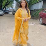 Amrapali Gupta Instagram - “Embrace the divine within and let Krishna's grace guide your path.” Happy Janmashtami 🪈🦚 Wearing: @nehamtaonline @socialsbyshi Mumbai, Maharashtra