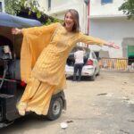 Amrapali Gupta Instagram - “Embrace the divine within and let Krishna's grace guide your path.” Happy Janmashtami 🪈🦚 Wearing: @nehamtaonline @socialsbyshi Mumbai, Maharashtra