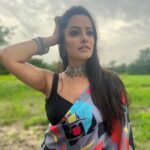 Anita Hassanandani Instagram - SareeStory 🍭
