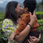 Anjali Rao Instagram - Family 💜 Vythiri Wayanad Resort വൈത്തിരി