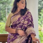 Anjali Rao Instagram - Thank you for this beautiful saree @amora.therealelegance ❤️ PC : @arungraghavan Thank you for the clicks ✌️ #saree #fashion #fashionblogger #style #trending #viral #explore #expressions #postoftheday #post #shotoniphone #photooftheday #instagood #instagram