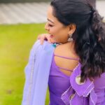 Anjali Rao Instagram - Lavender vibes 💜 PC : @manve_surendran_official_ #lavender #lavenderdress #salwarsuits #tassel #ethnicwear #goodvibes #photodump #post #instagood #instagram Chennai, India