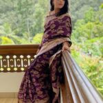 Anjali Rao Instagram - Thank you for this beautiful saree @amora.therealelegance ❤️ PC : @arungraghavan Thank you for the clicks ✌️ #saree #fashion #fashionblogger #style #trending #viral #explore #expressions #postoftheday #post #shotoniphone #photooftheday #instagood #instagram