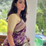 Anjali Rao Instagram - Thank you for this beautiful saree @amora.therealelegance ❤️ PC : @arungraghavan Thank you for the clicks ✌️ #saree #fashion #fashionblogger #style #trending #viral #explore #expressions #postoftheday #post #shotoniphone #photooftheday #instagood #instagram
