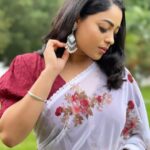 Anjali Rao Instagram - Thank you for sending this attire and ear rings ❤️ Saree : @amora.therealelegance Ear rings : @titli_collections And Thank you for clicking good pics buddy @arungraghavan 😁 #postoftheday #picoftheday #instagood #instagram #instapic #saree #fashionstyle #fashionblogger #viral #viralpost