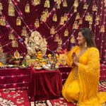 Antara Biswas Instagram - Ganpati Bappa Morya 🙏🙏 ….