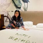 Anumol Instagram - Happy, Happy, Happy Birthday to my bestest friend @eva_pavithran in the whole wide world! 🎉🎂 Words cannot describe how much you mean to me and you know that. You are my confidant, my partner in crime, my rock, my sister, my critic and my soulmate all rolled into one. I am so grateful for your presence in my life and for the countless memories we've made together. Your passion for life and unwavering loyalty inspire me every day. On your special day, I wish you nothing but the very best in life - love, success, happiness, and all the things that make your heart happy. Thank you for always being there for me, for the countless laughs, and for making memories that I will cherish forever. Here's to another year of adventures, love, and happiness. May all your dreams come true! 🥳 and let us remain the same forever and always. #HappyBirthday #BestFriendForever #Soulmate #bestiebirthday Nedumbassery , Kochi