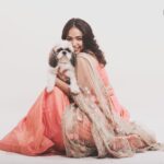 Anupama Gowda Instagram - I promise it was my photoshoot but ended up having his pictures more 😅 #meandmyshadow Outfit: @kalasthreebytejaswinikranthi Styling: @tejukranthi Assisted by: @khushi_jagadisha Jewellery: @sunrisesilversmiths PC: @raghavstudios Bangalore, India