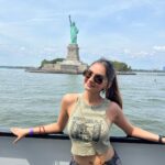 Anushka Sen Instagram - 🇺🇸🫶🤩🤍😇🗽 Statue Of Liberty, Liberty Island, New York City