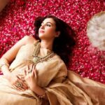 Anusmriti Sarkar Instagram - Sometimes it’s ok to feel lost in your own world ✨🧿🧿 Brand- @aashirwad.jewels 📸 @pradhumna.sharma @ravipahujaphotography54 Style - @stylethesapien MUA- @itoria_makeup_hairdesigns Outfit- @ashfaqueahmaddesignstudio #jewellery #picoftheday #shooting #weekend #friday #picture #as #anusmriti #anusmritisarkar #rose #petals
