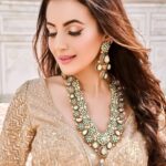 Anusmriti Sarkar Instagram - Shining bright with the beautiful designer jewels by @aashirwad.jewels ✨🧿🧿 📸 @pradhumna.sharma @ravipahujaphotography54 Style @stylethesapien Outfit @swishbossofficial MUA @itoria_makeup_hairdesigns #jewellery #beautiful #polkijewellery #tajmahal #shooting #design #as #anusmriti #anusmritisarkar