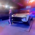 Anusmriti Sarkar Instagram - An incredible event by Mahindra ✨ @mahindra_auto @mahindra_born_electric @mahindraxuv400 #mahindra #event #mahindrafashionfestival #be #xuv #bornelectric #bornelectricvision #car #hydrabad