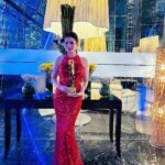 Anusmriti Sarkar Instagram - Award ✨🧿🧿 #award #iia #gratitude #blessed #event #awardfunction #as #anusmriti #anusmritisarkar #october Sahara Star