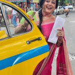 Aparajita Auddy Instagram - Kolkata and it’s Yellow Taxi..🚕 #kolkata #nostalgia #yellowtaxi #bengal #heritage #viral #trending #instagood #reelsinstagram #shooting #actor Kolkata city of joy