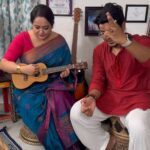 Aparajita Auddy Instagram - Jamming with @rahul_dutta_ron #instagram #music #songs #mashup #evening #instagood #feelgood #fyp Kolkata city of joy