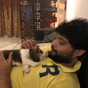 Archana Shastry Instagram - 🧚‍♂️ Our new entrant❤️u May call him  Bheemaa or Bheem 🧿. And I loved capturing these moments🥰.🧚‍♂️