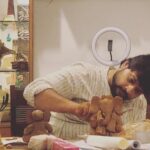 Archana Shastry Instagram - Matti Ganesha , Eco friendly Ganesha by Jaggi in the making 👏🏻#ganeshchaturthi #archanashastry