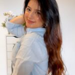 Arishfa Khan Instagram - 🔓Unlocking frizz-free hair🥹 @nykaanaturals Fermented Rice Water & Bamboo hair care range has really ensured I almost have no bad hair days🥰 The products are so gentle yet effective on the hair that show instant results, especially the hair mask, I am obsessed. The best part is that it is paraben-free & cruelty-free so if you have dry or frizzy hair, don’t think too much & get your hands on them!🩵🩵 #NykaaNaturals #FrizzFreeNaturally