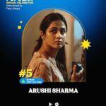 Arushi Sharma Instagram - #Repost Popular Indian Celebrities IMDb @_arushisharma goes from #257 to #5 after her performance as Jyotsana in @netflix_in #KaalaPaani 💛