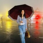 Arushi Sharma Instagram - Do ladki bheegi bhaagi si ☔️