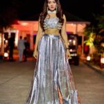 Ashi Singh Instagram - ✨ Bringing the Silver Lining to the Shimmer Game! Who needs moonlight when you've got my shiny dress? 😂✨ Styled by : @styleitupbyaashna Outfit by : @purvisethiacouture #SilverShimmerGoals #AllThatGlitters #SparkleAndPose #styleitupbyaashna #ashisingh Banyan Tree Phuket