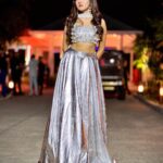 Ashi Singh Instagram - ✨ Bringing the Silver Lining to the Shimmer Game! Who needs moonlight when you've got my shiny dress? 😂✨ Styled by : @styleitupbyaashna Outfit by : @purvisethiacouture #SilverShimmerGoals #AllThatGlitters #SparkleAndPose #styleitupbyaashna #ashisingh Banyan Tree Phuket