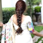 Athmiya Instagram - Surrender to the flow 🦦 @_sapnas_makeover 💄 @zeenaldesigns 👗 @nithin_nandakumar 📸