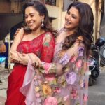 Bhagyashree Instagram - Now thats a happy smile ! Happy Birthday @nushrrattbharuccha #birthdaygirl #happybirthdaydarling
