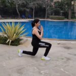 Bhagyashree Instagram - #tuesdaytipswithb If legworkout is something you find boring, this is one exercise that works on your #glutes #quads #hamstrings #calfmuscles #ankles together. It improves your #balance, #stability and #strength. Try this and feel your legs getting stronger and leaner. #functionaltraining #workout #workoutmotivation #coreworkout #exercise #corestrength #legworkout #workoutmotivation #fitnessmotivation #bestrong #fitness #domorebemore #exercise #muscles #health #flexibility #mobility #strengthtraining