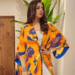 Bhagyashree Instagram - Mango bite ! Stylist - @roshni0819 Outfit - @stylejunkiie Hair - @farahkadkotra_hairmakeup