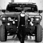 Bharath Instagram – Hummer-inggggg 🖤  #throwback #black #canadiandiaries #instagram