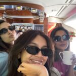Bhumi Pednekar Instagram - Haanji? Kiddaaaaa ;) Plane mein bhi chain nahi hai - Toronto we are coming #AreYouReadyToCome Can’t wait to reunite with @dollysingh @shibani_bedi #thankyouforcoming #bhumipednekar #shehnaazgill #kushakapila