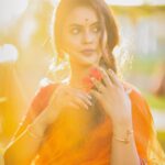 Chaitra Reddy Instagram - Fav from the series ✨😍 Saree : @kaarigai.sarees Hair by : @muneeshairstylist Location partner : @mgm.beachresorts Photography : @dhanush__photography