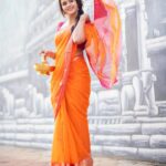 Chaitra Reddy Instagram - Fav from the series ✨😍 Saree : @kaarigai.sarees Hair by : @muneeshairstylist Location partner : @mgm.beachresorts Photography : @dhanush__photography