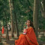 Chaitra Reddy Instagram - Happy Gowri Ganesha festival ✨ Photography: @reflectionofmymemories ❤️ Saree : @kaarigai.sarees ❤️