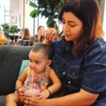 Debina Bonnerjee Instagram - Better together ❤️❤️ Messy, blurred, clumsy, smiley, this is us 👶🏻🥰🫠 . . #dubai #travel #fun #makingmemories #love
