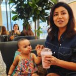 Debina Bonnerjee Instagram - Better together ❤️❤️ Messy, blurred, clumsy, smiley, this is us 👶🏻🥰🫠 . . #dubai #travel #fun #makingmemories #love