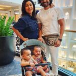 Debina Bonnerjee Instagram - Better together ❤️❤️ Messy, blurred, clumsy, smiley, this is us 👶🏻🥰🫠 . . #dubai #travel #fun #makingmemories #love