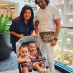 Debina Bonnerjee Instagram - Better together ❤️❤️ Messy, blurred, clumsy, smiley, this is us 👶🏻🥰🫠 . . #dubai #travel #fun #makingmemories #love