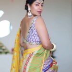 Debina Bonnerjee Instagram - Sajna Sawarna ✨🥰 . . . Styledby: @stylebysugandhasood @teamsugandhasood Outfitby: @gulabobyabusandeep Jewellery: @rimayu07 📷 @sk_.click #debinabonnerjee