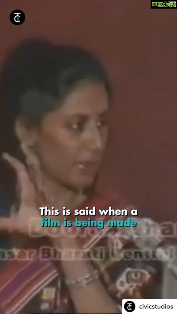 Deeksha Joshi Instagram - Posted @withregram • @civicstudios When it comes to our film industry, certain actors will always remain icons and legends. And one of the actors who’s still remembered as one is Smita Patil. Recently, an interview of hers surfaced online where she’s seen talking about the objectification of women in Indian films, how women are portrayed as the weaker gender in our films, and how that portrayal impacts society. Patil got super real with the journalist during the interview, and her observations unfortunately still ring true. #smitapatil #womeninfilm #womensupportingwomen @womenincinema_ @gangsofcinepur @homo_poetic #bollywood #CivicStudios