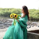 Devoleena Bhattacharjee Instagram - Let your soul glow 🥰🧿🦋 Outfit: @shubhayu2524 Styling: @styling.your.soul Makeup & Hair - @makeup_by__shraddha Clicked by @fashion_btphotography #blessedlife #onlypositivevibes Mumbai, Maharashtra