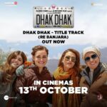 Dia Mirza Instagram - Two wheels, endless roads and unforgettable memories✨💖🐯💯🏍️ #DhakDhak title track #ReBanjara out NOW. In cinemas 13th October. #RatnaPathakShah @fatimasanashaikh @sanjanasanghi96 @taapsee #KevinVaz @ajit_andhare @pranjalnk @aayush_blm @dudeja_sahaab @parijat_joshi @sunidhichauhan5 jatindersingh.official @rishiduttaofficial @kundanvidyarthy #BabaBullehShah @Viacom18Studios #OutsidersFilms @blmpictures @zeemusiccompany